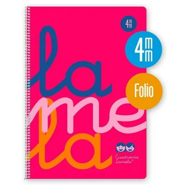 Notebook Lamela Pink Din A4 5 Pieces 80 Sheets