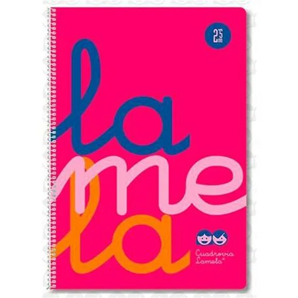Notebook Lamela Fluor Pink Din A4 5 Pieces 80 Sheets