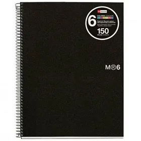 Notebook Miquelrius Micro perforated Graphite A4 5 Pieces
