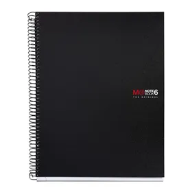 Notebook Miquelrius Micro perforated Graphite A4 5 Pieces