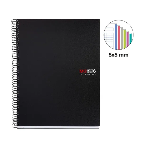 Notebook Miquelrius Micro perforated Graphite A4 5 Pieces