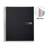 Notebook Miquelrius Micro perforated Black A5 (5 Units)