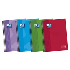 Notebook Oxford European Book 4 Classic Micro perforated 180 Sheets Multicolour A4 5 Pieces 120 Sheets
