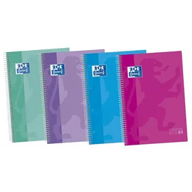 Notebook Oxford European Book Multicolour A4 120 Sheets Micro perforated 5 Pieces