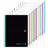 Notebook Oxford European Book Black & Colours Black Turquoise A4 160 Sheets 5 Pieces