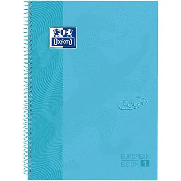 Notebook Oxford European Book Pastel Blue A4 5 Pieces