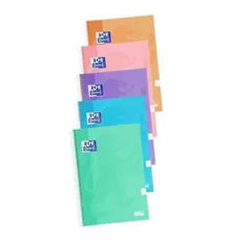 Set of exercise books Oxford Write&Erase Multicolour Din A4 80 Sheets 21,5 x 31,5 cm 5 Pieces