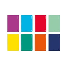 Notebook Pacsa Basic Multicolour Quarto 10 Pieces 80 Sheets