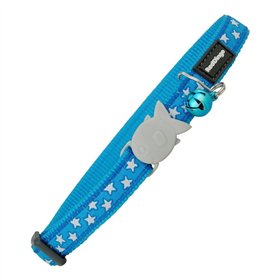 Cat Collar Red Dingo Style Blue 20-32 cm