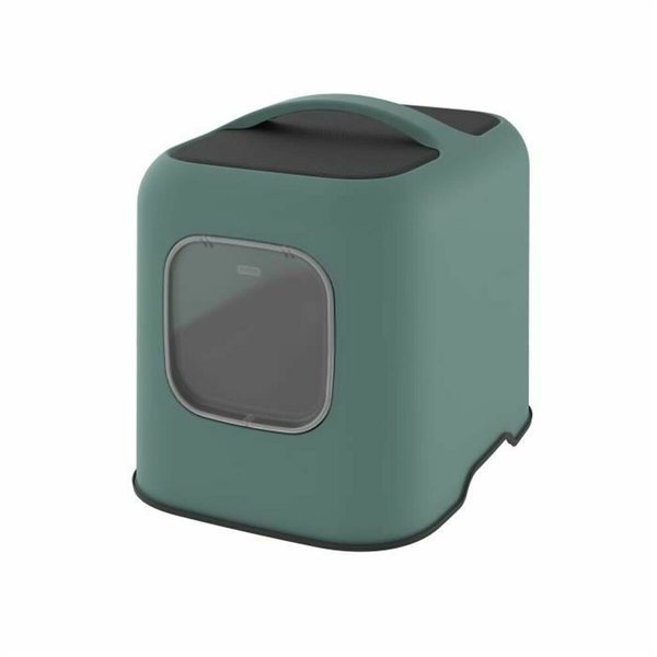 Cat Litter Box Rotho My Pet MISTLETOE Green Plastic