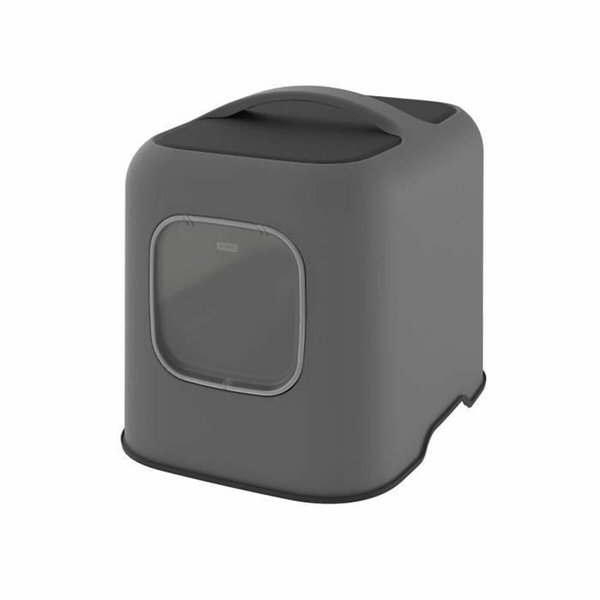 Cat Litter Box Rotho My Pet ANTRACITA Anthracite Plastic