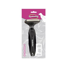 Flea Comb Inodorina Black Steel S