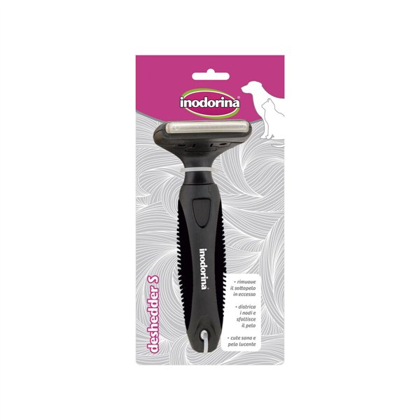Flea Comb Inodorina Black Steel S