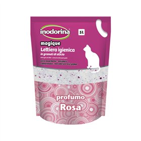 Cat Litter Inodorina MAGIQUE ROSE Roses 5 L