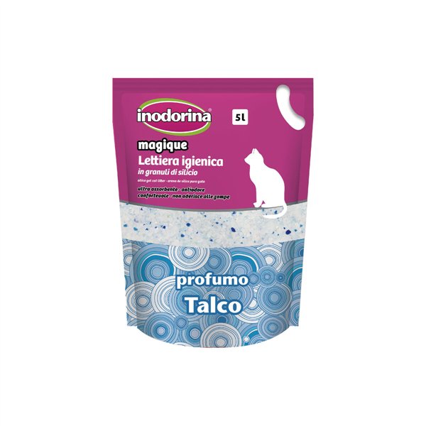 Cat Litter Inodorina Magique Talco Talcum Powder 5 L