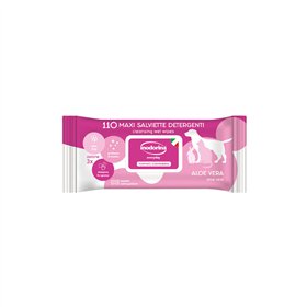 Wet Wipes for Pets Inodorina Aloe Vera Aloe Vera 110 Units