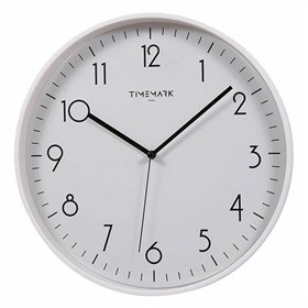 Wall Clock Timemark White (30 x 30 cm)