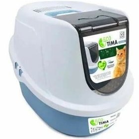 Cat Litter Box MPETS ECO TIMA Blue Plastic