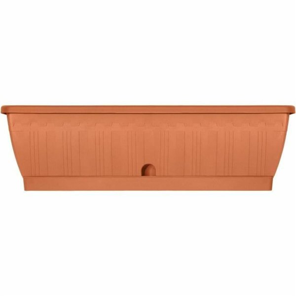 Self-watering planter Garden ID Terracotta 60 cm