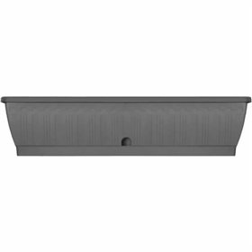 Self-watering planter Garden ID Anthracite 80 cm