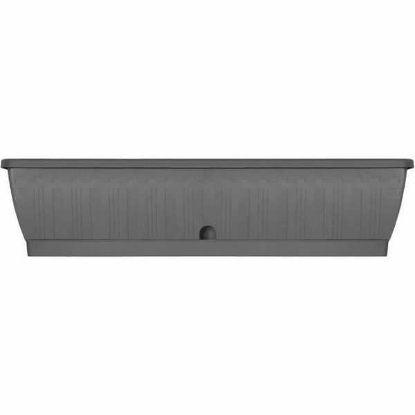 Self-watering planter Garden ID Anthracite 80 cm