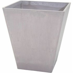 Plant pot Mega Collections Ecostone Square Brown Taupe Plastic Recycled 48 x 57 cm