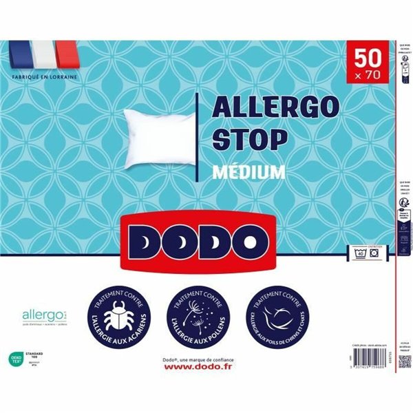 Pillow DODO ALLERGO STOP White 50 x 70 cm