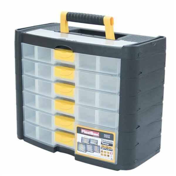 Toolbox Plastiken Titanium 90001 Plastic 40 x 20 x 33 cm