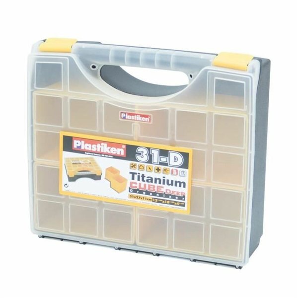 Tool Organiser Plastiken Titanium 83031D Plastic 31 x 27 x 6 cm