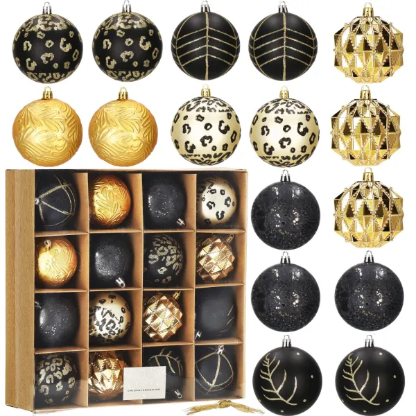 Christmas Tree Ornaments Springos CA0871 8 cm 16 pcs