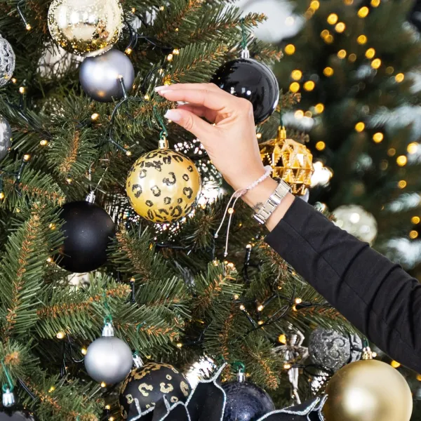 Christmas Tree Ornaments Springos CA0871 8 cm 16 pcs