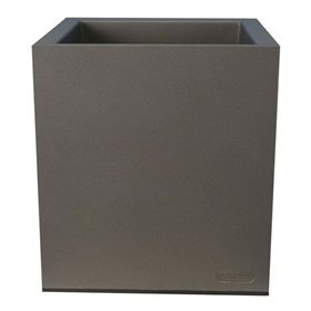 Plant pot Riviera Grey Plastic Squared