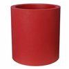 Plant pot Riviera Red Plastic Circular