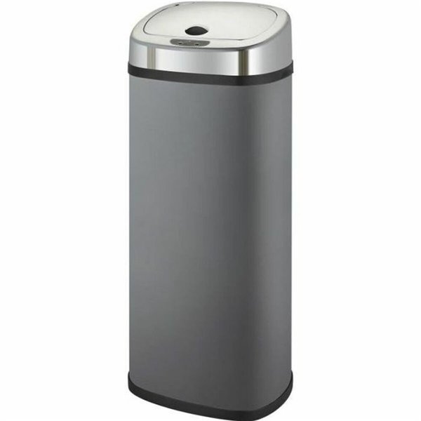 Waste bin Kitchen Move Grey Metal Stainless steel ABS 42 L
