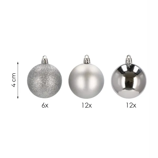 Kalėdiniai rutuliai Springos CA0010 3cm 30 vnt