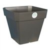 Plant pot Riviera 65 L Dark grey 49 x 49 x 45 cm Grey Squared