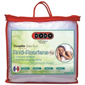 Duvet DODO Nice Night 350 g/m² Anti-dust mite White 200 x 200 cm