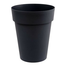 Plant pot EDA Grey Anthracite Dark grey Plastic Circular Ø 44 x 53 cm 44 x 44 x 53 cm