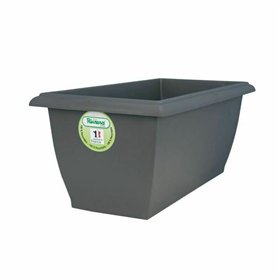 Planter Riviera Evolution 80 x 40 x 32 cm Grey Plastic
