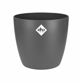 Plant pot Elho Brussels Anthracite Circular Ø 29,5 x 27,1 cm