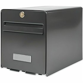 Letterbox Burg-Wachter Grey Galvanised Steel