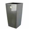 Plant pot Riviera Nuance Grey 38 x 38 x 69 cm 67 L Squared Plastic