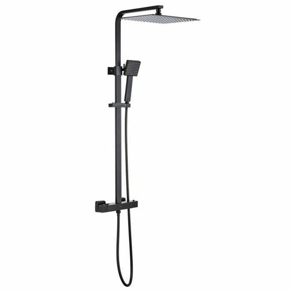 Shower Column Oceanic Black ABS 30 mm 30 cm 150 mm