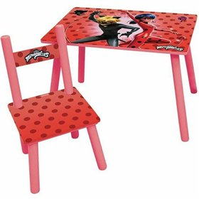 Children's table and chairs set Fun House Ladybug
