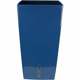 Plant pot Riviera Eva New Haut Blue Plastic 37 x 37 x 69 cm