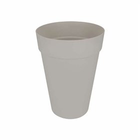Plant pot Elho Grey polypropylene Plastic Circular