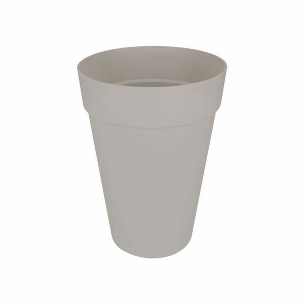 Plant pot Elho Grey polypropylene Plastic Circular
