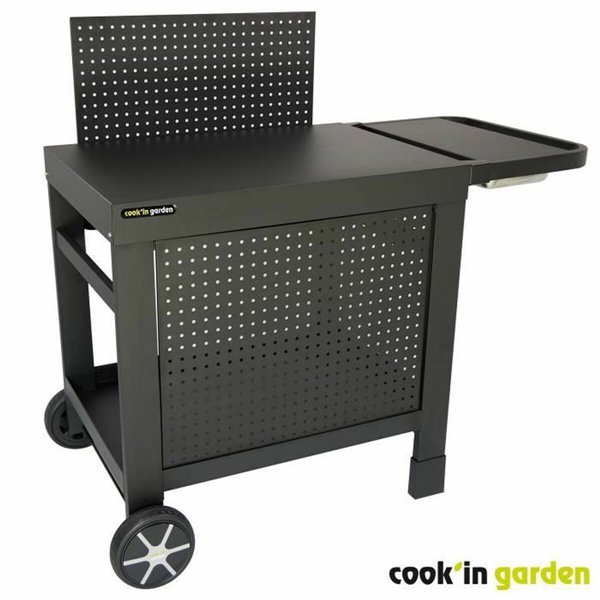 Barbecue table Cook'in Garden Reva 110 Premium Steel Garden Black 108 x 55 cm