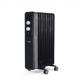 Oil-filled Radiator (9 chamber) Universal Blue 454-UROIL15009 1500 W Black