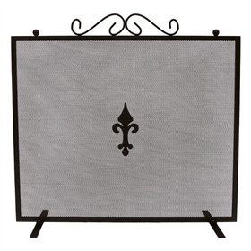 Fireplace Protector EDM 85756 Black 67,3 x 0,8 x 61 cm